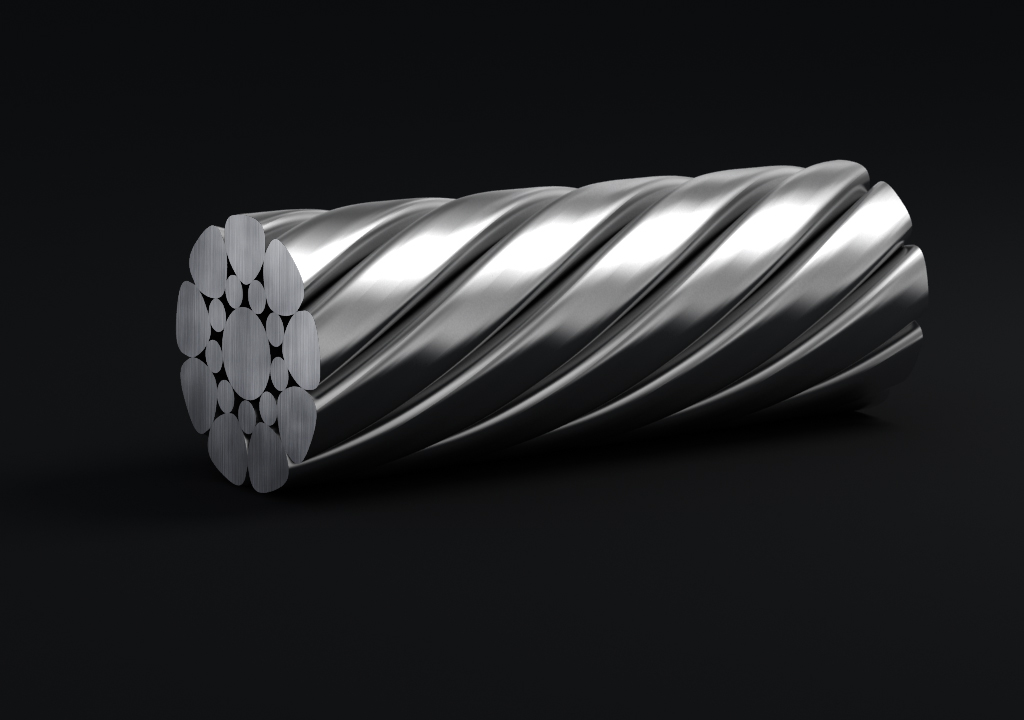 壓 實 股 鋼 絲 繩